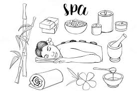 Spa Doodle Set Etsy Drawing Doodles Sketch Icon