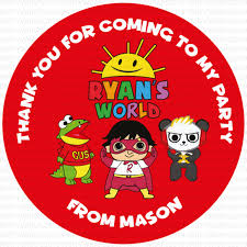 Ryan shrink in bugs world| cartoon animation for children with ryan toysreview!!! Ryans World Sweet Cone Stickers Partywraps