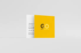Square Business Card Mockup Business Card Mock Up Square Business Card Postcard Mockup
