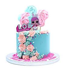 I changed two things that seemed to make this more of a equal split between cookie and cake. Lol Surprises Cake 1