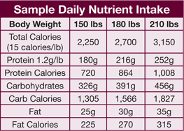 15 veritable calorie chart bodybuilding