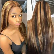 Human 100% remy hair cuticle aligned unprocessed 13*4 brazilian human  straight hair lace front wig