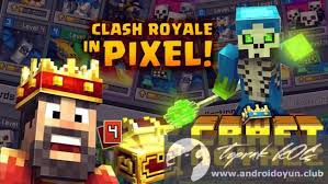 Descargar la última versión de clash royale para android. Craft Royale Clash Of Pixels V2 96 Mod Apk Para Hileli