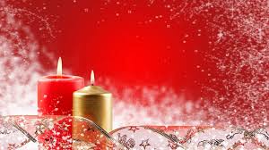 Two Christmas Candles Phone Wallpapers