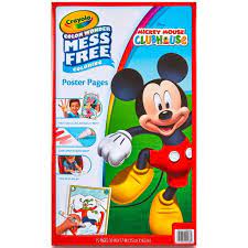 Watch me color a picture of mickey mouse using crayons i had so much fun disney coloring book mickey mouse coloring pages episode rainbow splash #mickeymouse #coloring #disney #houseofmouse #coloringbook. Crayola Color Wonder Disney Mickey Mouse Clubhouse 15 Poster Pages Walmart Com Walmart Com