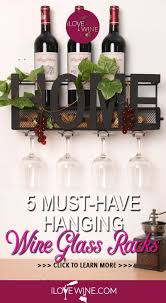 Watch how easy it is to make in the video above! The Best Hanging Wine Glass Racks I Love Wine