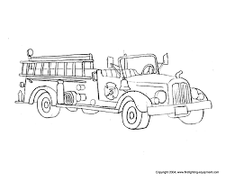 Fire Truck Outline Truck Coloring Pages Fire Trucks Coloring Pages