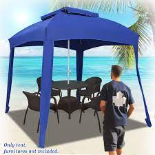 Portable beach cabana tent sun shelter 180cm upf50 carry bag sunshine outdoor. Strong Camel 6 X6 Beach Sports Cabana Beach Tent Canopy Umbrella Outdoor Sunshade Shelter Walmart Com Walmart Com