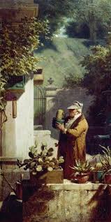 Poster Leinwandbild Spitzweg Carl Kaktus Menschen Mann Garten Malerei V 2020 G Hudozhniki Kartiny Kraska
