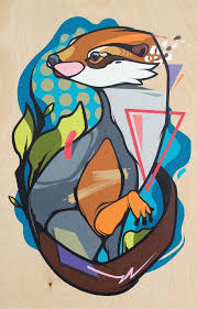 Eurasian Otter Art Graffiti Art Street Art