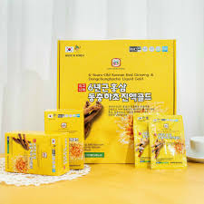 Nước hồng sâm đông trùng Gold hộp vàng 70ml x 30 gói – Shoppingmall Việt Nam