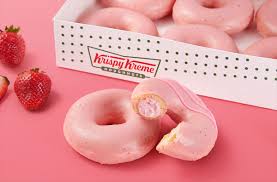 Stop by for an original glazed doughnut or other variety paired with a hot or iced coffee. Krispy Kreme Brings Back Strawberry Glazed Doughnuts