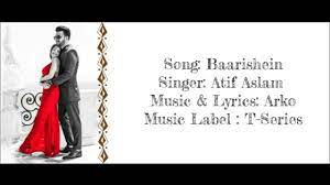 Baarishein Atif Aslam Full Song With Lyrics Arko Ft Nushrat Bharucha Youtube This latest love song of 2019 features atif aslam & nushrat. baarishein atif aslam full song with lyrics arko ft nushrat bharucha
