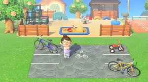 I Made A Bike Spot My Code Is Ma 5081 9237 0732 Both Designs Are On There Acqr Animal Crossing Qr Animal Crossing Animal Crossing Guide