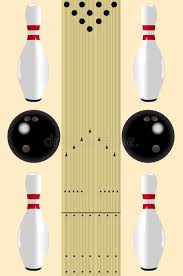 bowling lane chart stock vector illustration of bowling