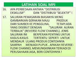 We did not find results for: Latihan Soal Pemasaran Jasa Ppt Download