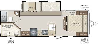 Double over double bunk bed travel trailers. Keystone Bullet 274bhs Floor Plan W Double Over Double Bunk Travel Trailer Floor Plans Keystone Bullet Bunkhouse Travel Trailer