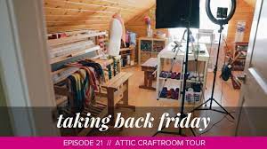 Now we are over at the happy housie to see the pegboard put to even more good use. The Attic Craftroom Tour Taking Back Friday Episode 21 A Knitting Vlog Youtube