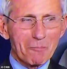 Fauci and gallo claimed that. Dr Anthony Fauci Smirks At Trump During Coronavirus Press Conference Daily Mail Online