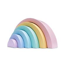 Wooden Rainbow Blocks Kmart Wooden Rainbow Rainbow Blocks Kid Room Decor