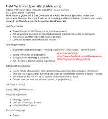 (387 found, 105 reviews) untuk maklumat tentang agensi kerajaan di kuala lumpur, klik dan dapatkan maklumat lanjut di laman web ini. Oil Gas Vacancies Field Technical Specialist Lubricants Agensi Pekerjaan Ideal Reliance Kuala Lumpur