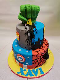 Super Hero Taart Marvel Taart Enjoy Cakes