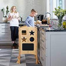 From your shopping list to your doorstep in as little as 2 hours. Amazon Com Guidecraft Classic Kitchen Helper Stool And 2 Keepers Natural Adjustable Height Kitchen Step Stool For Toddlers W Chalkboard And Whiteboard Message Boards Supports Up To 125lbs Furniture Decor