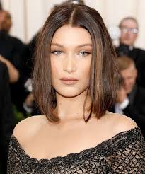 Bella Hadid Thinking Of Going Dark Brown Let These Celebrity Dark Brown Hair Colors Inspire Your N Light Brown Hair Celebrity Short Hair Short Hair Haircuts