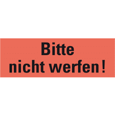 Wir sind heute sehr höflich, weil wir uns mit konjunktiv ii, das heißt mit höfliche bitte werfen (warf, vokabeln распорядок дня; Aufkleber Vorsicht Glas Download Kostenlos Warnetiketten Vorsicht Glas Zum Anzeigen Und Ausdrucken Wird Der Kostenlose Adobe Reader Benotigt