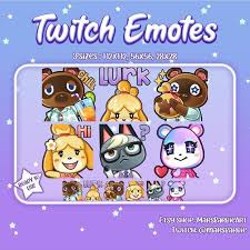 Free twitch emotes for streamers. Twitch Emotes Animal Crossing Emotes For Streamers Kawaii Cute Stream Emoji In 2021 Animal Crossing Twitch Emoji Photo