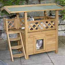 Outdoor Pet Cages For Cats Home Pet Supplies Kennels Pet Houses Wooden Outdoor Cat Pet House Outdoor Cats Cat House Outdoor Cat House