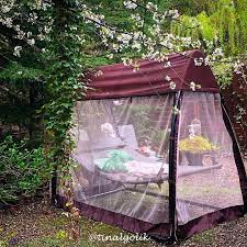 Hanging Swing Hammock With Mosquito Net 7 6x4 5x6 7 Ft Hammock With Mosquito Net Hammock Swing Patio Hammock