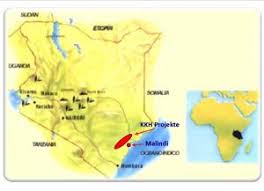 Map showing extent of malaria risk in kenya. Land Und Leute Kenia Kinder Hilfe E V