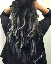 Highlights For Dark Hair Going Grey Best Winter Hair Colors Ideas On Winter Hair Dark Hair Ideas Hair Styles Hair Color Balayage Black Hair With Highlights