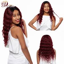 Halle berry short haircut for black women. Pinshair 99j Red Lace Front Human Hair Wigs For Black Women Burgundy Peruvian Straight Human Hair Wigs Non Remy Lace Closure Wig Buy At The Price Of 53 06 In Aliexpress Com Imall Com