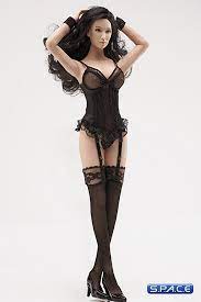 Want to keep your precious underpinnings looking as good as new? 1 6 Scale Lace Corset With Garter Stockings Black