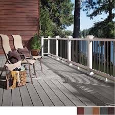 Trex decking materials cost $8.25/sqft on average, while the average labor cost for decking is the unique thing about trex boards that sets them apart from any other deck material is that no trees. Trex Deck Boards Decking The Home Depot