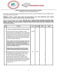 Mesyuarat jawatankuasa tindakan jabatan pengairan dan saliran negeri perak. Fail Tender Sistem Tender Dokumen Dan Sebutharga Selangor