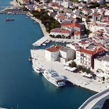Domki letniskowe, domy wakacyjne, kwatery. U Pagu Chorwacja Croatia Pag Panorama Nofilter Dji Djimavicmini