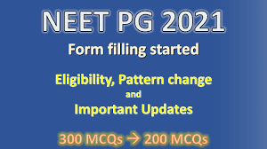Now you must be looking for complete syllabus. Neet Pg 2021 Pattern Changed 200 Mcqs Form Filling Youtube