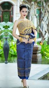 Khmer Traditional Dress Thai Wedding Dress Traditional Dresses Traditional Outfits