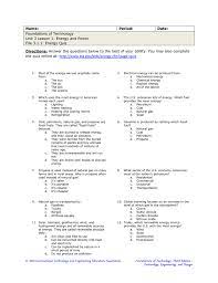 Questions and answers about folic acid, neural tube defects, folate, food fortification, and blood folate concentration. Name Period Date Foundations Of Technology Unit 3 Lesson 1