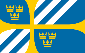 Modellen hämtades säkerligen från danmark, som sedan länge hade den röda och vita korsflaggan dannebrogen som. Om Sveriges Flagga Om Den Var Mer Baserad Pa Stadsvapnet Sweden