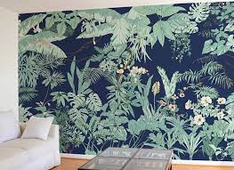 Avec l' adhésif papier peint décoratif tropical vous pourrez réaliser une décoration ambiance savane. Papier Peint Jungle Tropical Borneo Homify