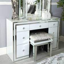 Some white mirrored bedroom furniture. China Luxury Mirror Modern White Drawer Dressing Table Furniture For Bedroom China Mirrored Furniture Table Furniture