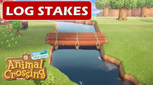 How To Get Log Stakes For Bridge Construction Kit Animal Crossing New Horizons Youtube
