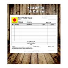 Assalamualaikum, pelajar smk seri londang terutama pelajar ting 5 k1. Nota Faktur Kwitansi Custom Uk 1 2 Folio 3 Ply Shopee Indonesia