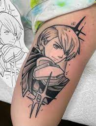 The yato is a katana that debuted in fire emblem fates. Ashe From Fire Emblem Three Houses Done Yesterday By Kodi Ellis At Fountain Square Tattoo Indianapolis In Tattoos