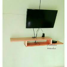 Pemasangan sistem gantung menerima pesanan. Rak Tv Gantung Rak Tv Dinding Rak Tv Kayu Shopee Indonesia
