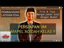 Maybe you would like to learn more about one of these? Pembahasan Soal Um Aqidah Akhlak Mts 2020 2021 Youtube